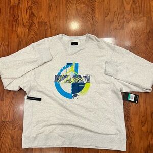 Jordan X Unión Grey Pullover Sweater New With Tags Loose Fit  Sz Xl